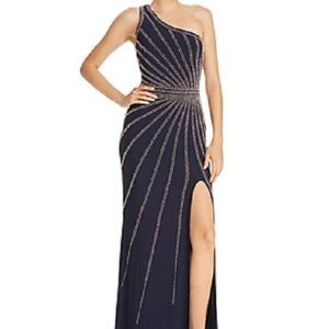 avery g floral ball gown